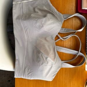 Lululemon Athletica Light Gray Strappy Bralette